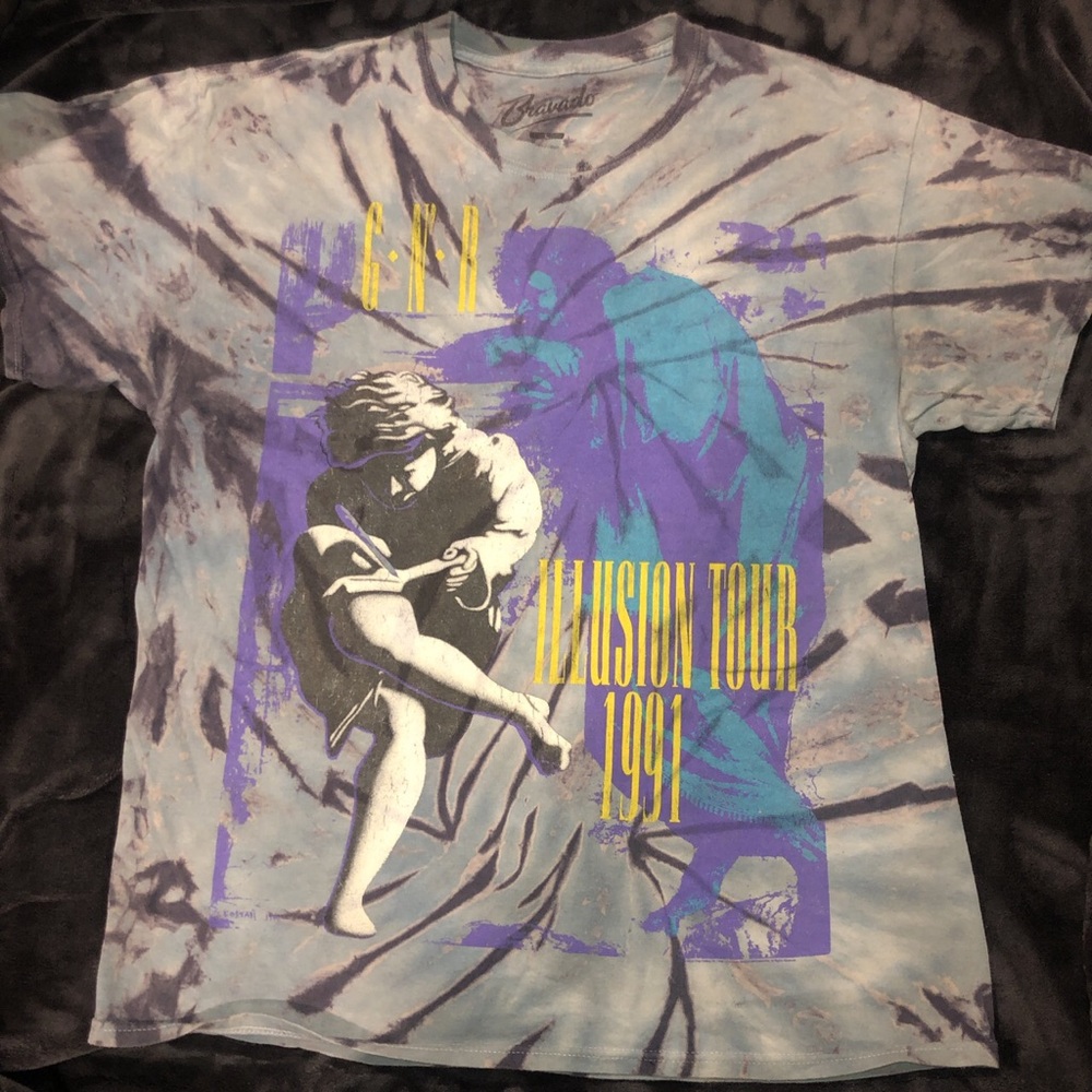 Guns N Roses Tye Dye Graphic TShirt